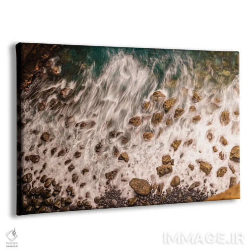 تابلو آب هنری ساحل جزیره مادیرا پرتغال اثر الکس جی پرز - نمای پرسپکتیو محصول