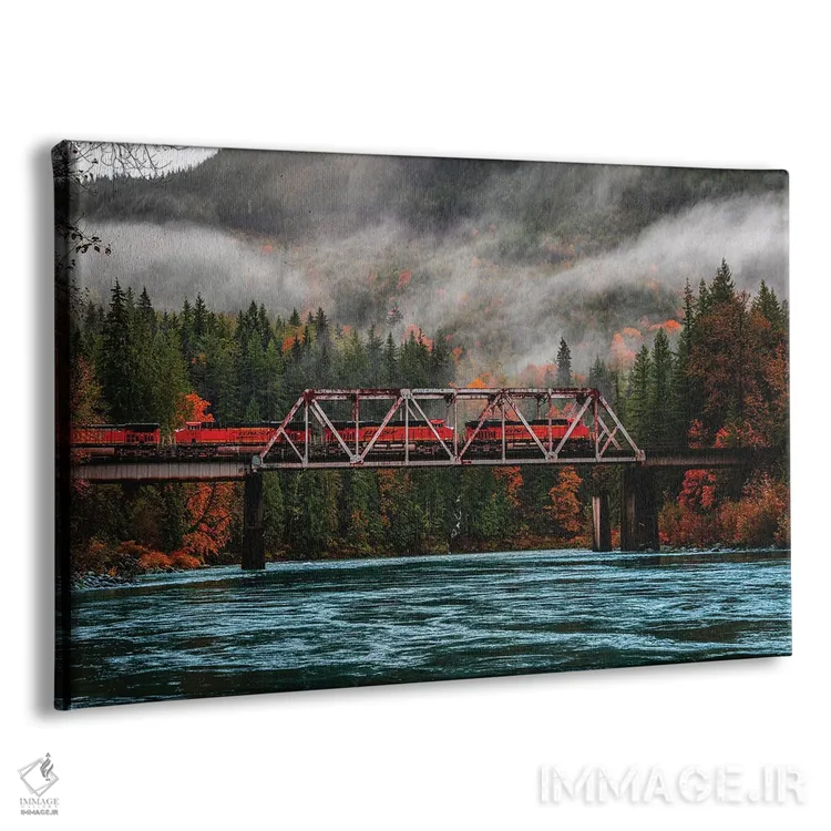 تابلو برگهای پاییزی در پارک ملی المپیک، واشنگتن (۱) اثر الکس جی پرز - نمای پرسپکتیو محصول