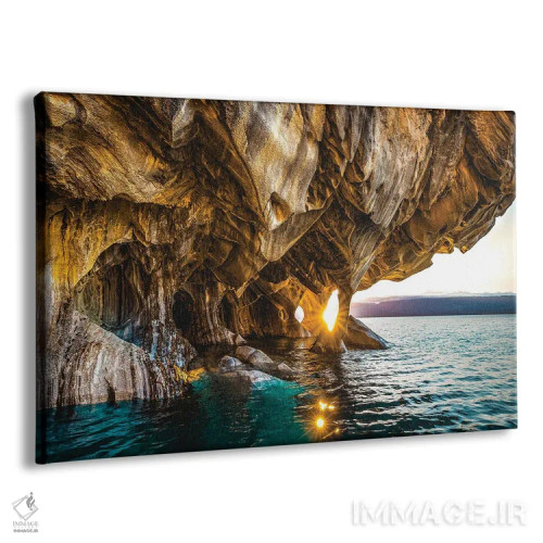 تابلو غارهای مرمری پاتاگونیا، شیلی (۱) اثر الکس جی پرز - نمای پرسپکتیو محصول