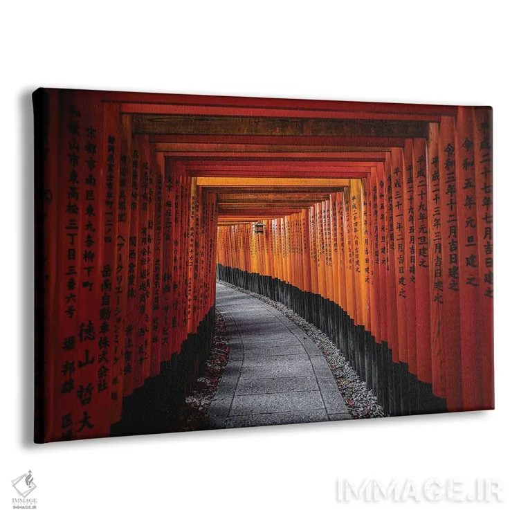 تابلو Japan I, معبد فوشیمی ایناری تایشا، کیوتو، ژاپن (۱) اثر الکس جی پرز - نمای پرسپکتیو محصول