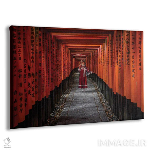 تابلو Japan II,معبد فوشیمی ایناری تایشا، کیوتو، ژاپن (۲) اثر الکس جی پرز - نمای پرسپکتیو محصول