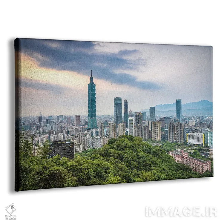 تابلو نمای مرکز شهر تایپه (۱) اثر الکس جی پرز - نمای پرسپکتیو محصول