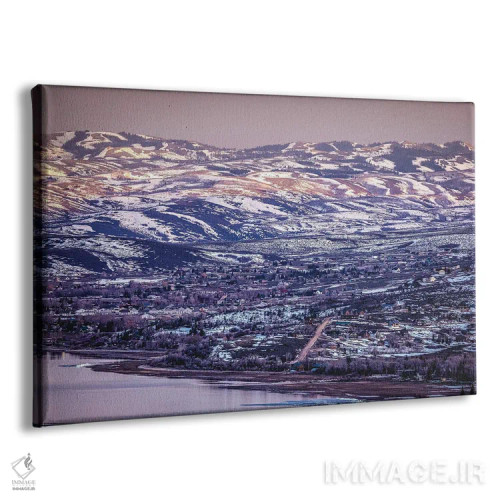 تابلو چشمانداز دریاچه خرس (Bear Lake) اثر الکس جی پرز - نمای پرسپکتیو محصول