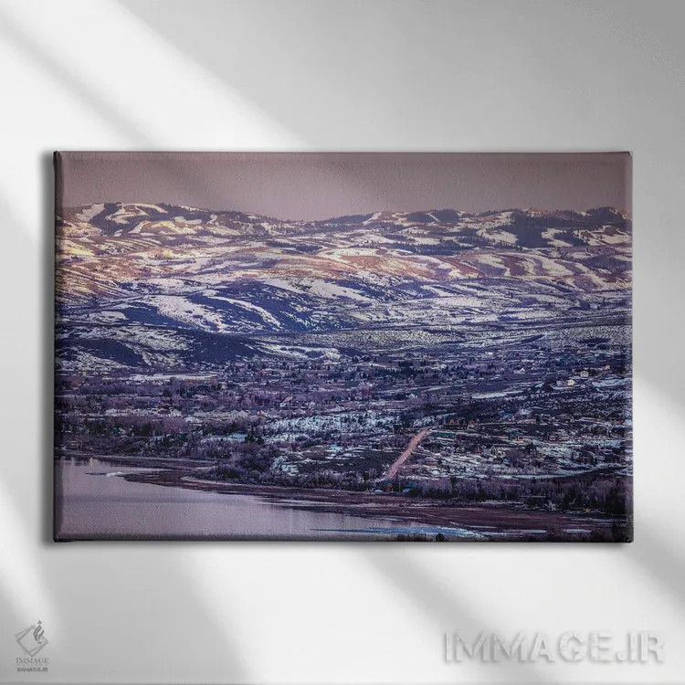 تابلو چشمانداز دریاچه خرس (Bear Lake) اثر الکس جی پرز - نمای روبهرو روی دیوار