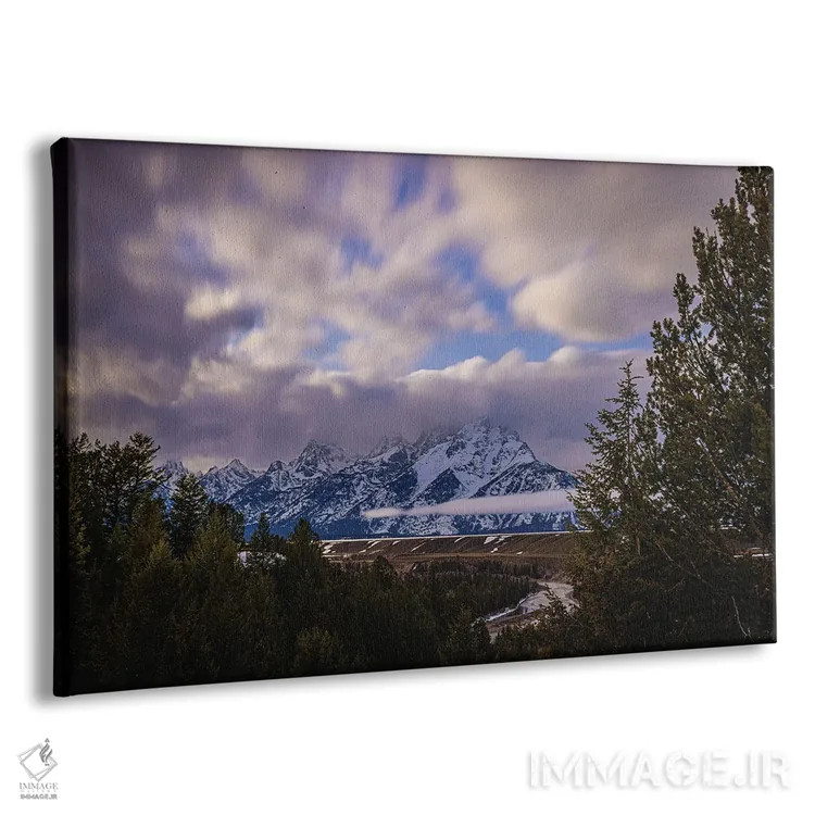 تابلو رشتهکوههای بزرگ تیتون (۱) اثر الکس جی پرز - نمای پرسپکتیو محصول