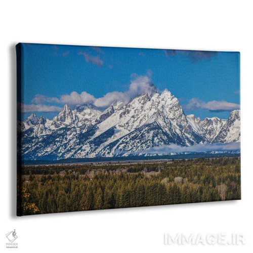 تابلو رشتهکوههای بزرگ تیتون (۲) اثر الکس جی پرز - نمای پرسپکتیو محصول