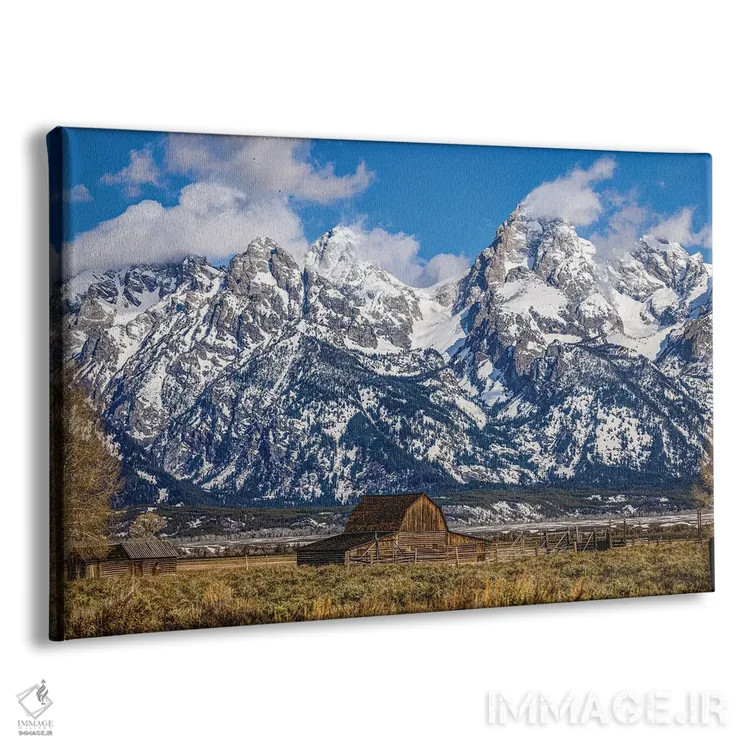 تابلو رشتهکوههای بزرگ تیتون (۶) اثر الکس جی پرز - نمای پرسپکتیو محصول