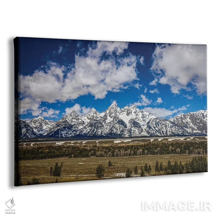 تابلو رشتهکوههای بزرگ تیتون (۸) اثر الکس جی پرز - نمای پرسپکتیو محصول