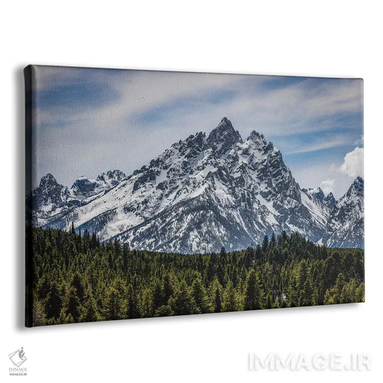 تابلو رشتهکوه گرند تیتون شماره ۹ اثر الکس جی پرز - نمای پرسپکتیو محصول