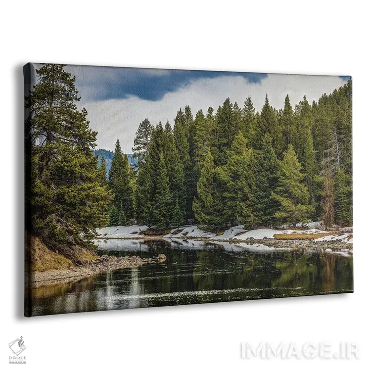 تابلو رودخانه گرند تیتون اثر الکس جی پرز - نمای پرسپکتیو محصول