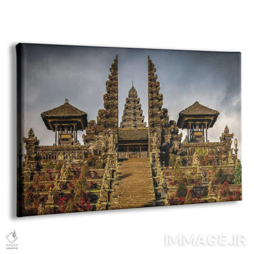 تابلو معبد بزرگ بالی اندونزی شماره ۱ اثر الکس جی پرز - نمای پرسپکتیو محصول
