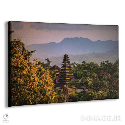 تابلو معبد بزرگ بالی اندونزی شماره ۲ اثر الکس جی پرز - نمای پرسپکتیو محصول