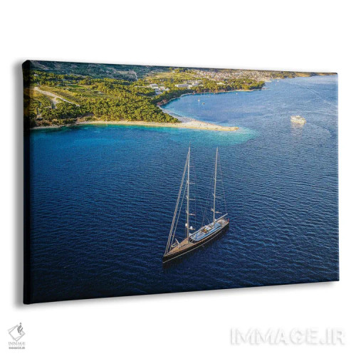 تابلو ساحل براچ کورایتا شماره ۲ (کروواسی) اثر الکس جی پرز - نمای پرسپکتیو محصول