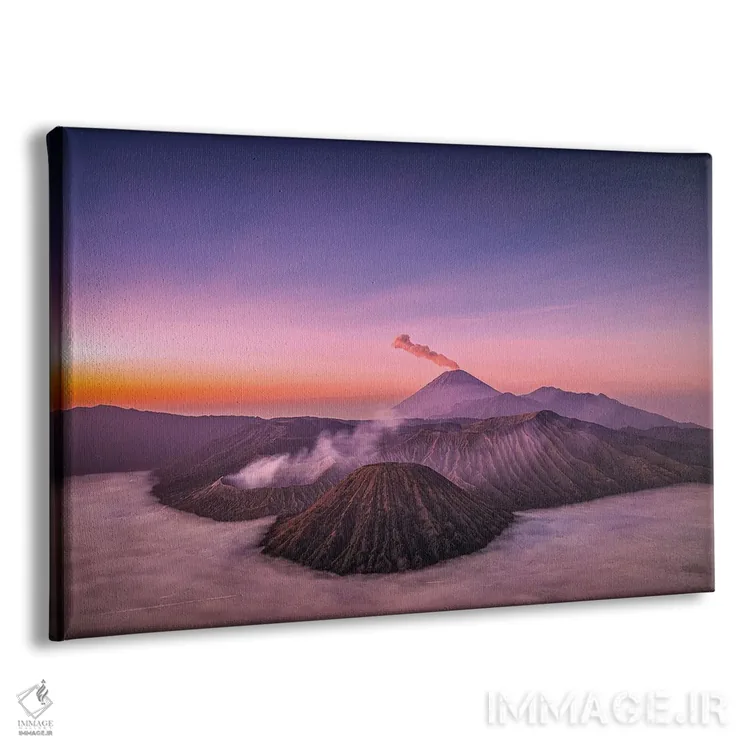 تابلو طلوع آفتاب آتشفشان برومو اندونزی شماره ۳ اثر الکس جی پرز - نمای پرسپکتیو محصول