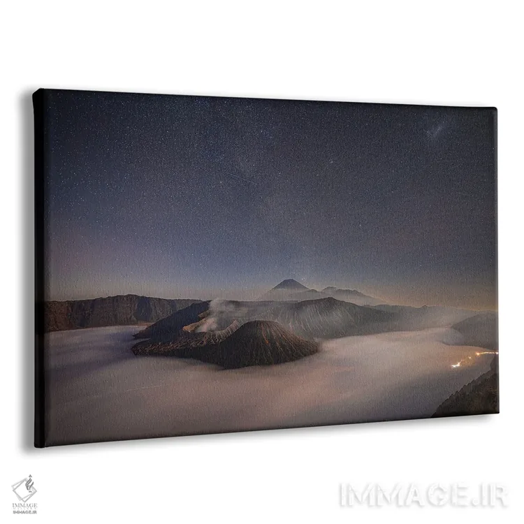 تابلو طلوع آفتاب آتشفشان برومو اندونزی شماره ۶ اثر الکس جی پرز - نمای پرسپکتیو محصول