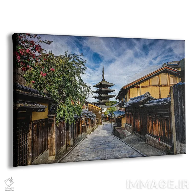 تابلو معبد هوکانجی کیوتو ژاپن اثر الکس جی پرز - نمای پرسپکتیو محصول