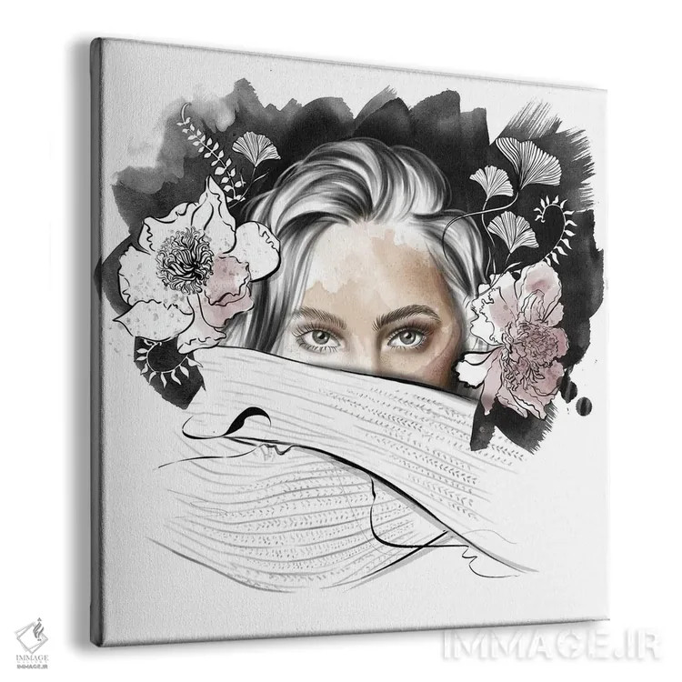 تابلو گل صدتومانی اثر آگاتا سدراک - نمای پرسپکتیو محصول