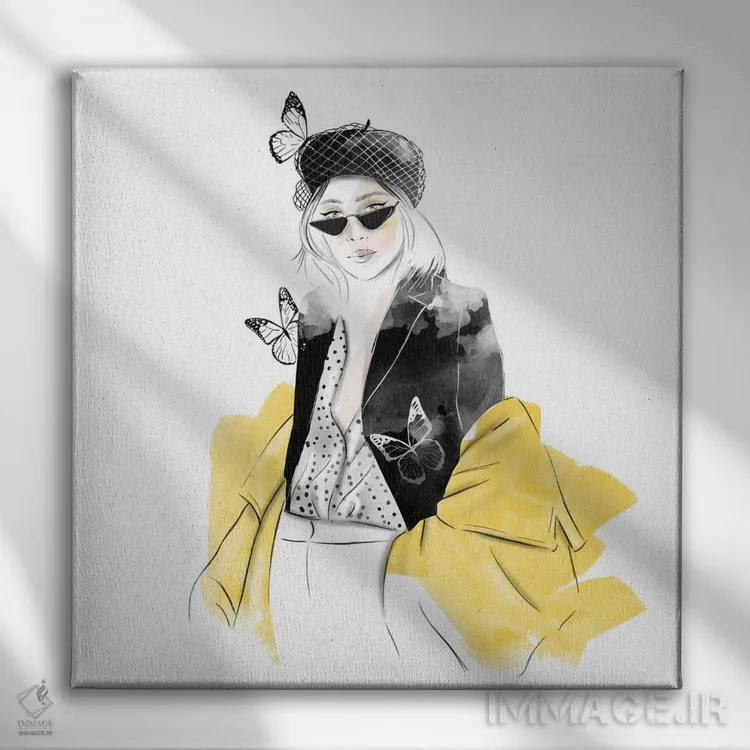 تابلو چشم گربهای اثر آگاتا سدراک - نمای روبهرو روی دیوار