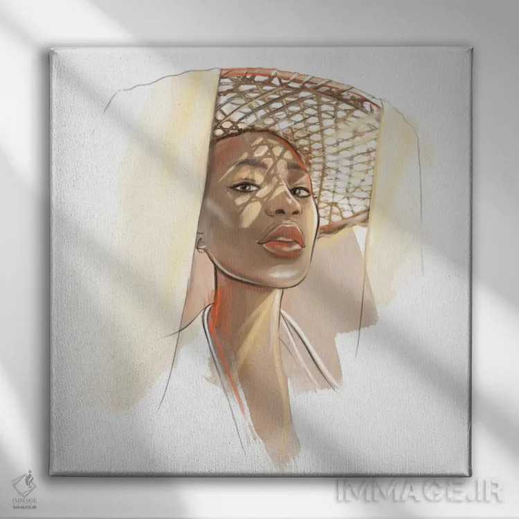 تابلو تابستان اثر آگاتا سدراک - نمای روبهرو روی دیوار