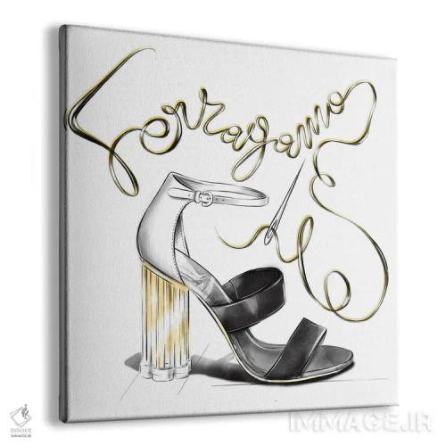 تابلو فراگامو (برند مد) اثر آگاتا سدراک - نمای پرسپکتیو محصول