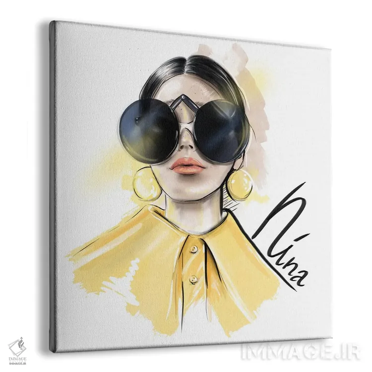 تابلو نینا (نام) اثر آگاتا سدراک - نمای پرسپکتیو محصول