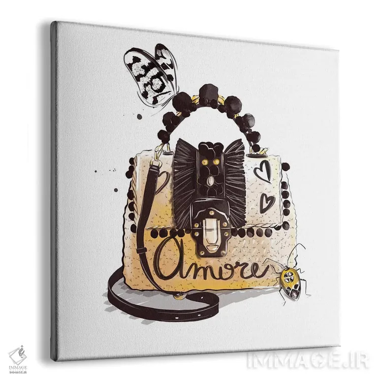 تابلو کیف آموره اثر آگاتا سدراک - نمای پرسپکتیو محصول