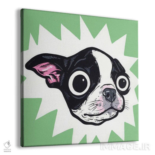 تابلو توله بوستون تریر اثر آلیسون گاتچل - نمای پرسپکتیو محصول