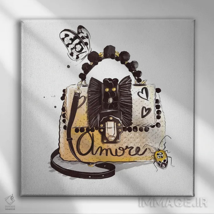 تابلو کیف آموره اثر آگاتا سدراک - نمای روبهرو روی دیوار