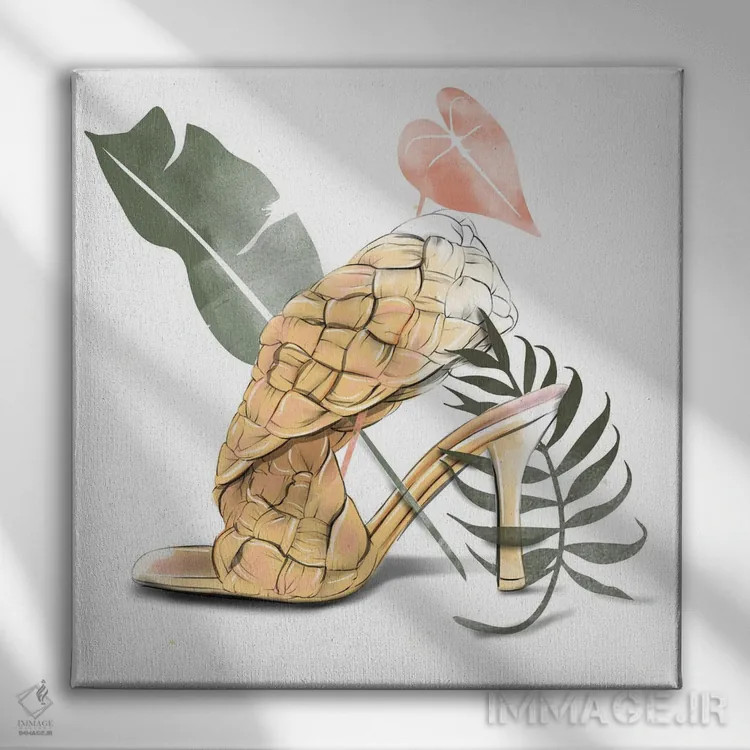 تابلو بوتگا ونتا (برند مد) اثر آگاتا سدراک - نمای روبهرو روی دیوار