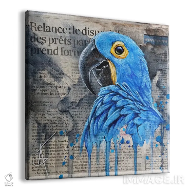 تابلو بایئی (نام خاص/احتمالاً آفریقایی) اثر آناگرُز - نمای پرسپکتیو محصول