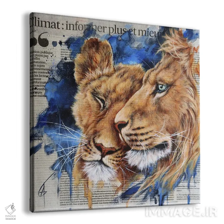 تابلو ایمتو (نام خاص/احتمالاً آفریقایی) اثر آناگرُز - نمای پرسپکتیو محصول