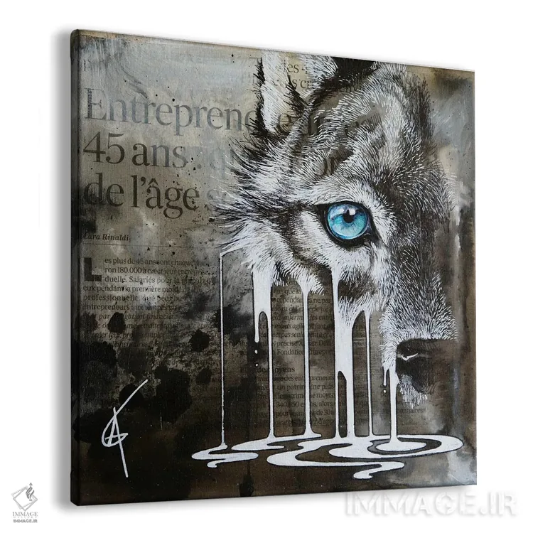 تابلو دستنیافتنی XVII (شماره ۱۷) اثر آناگرُز - نمای پرسپکتیو محصول