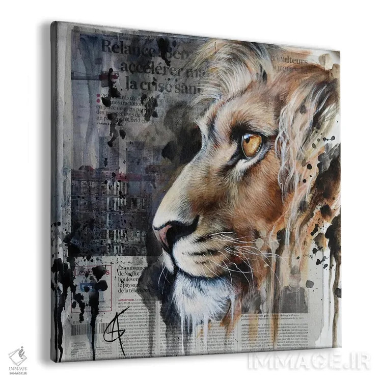 تابلو اینکوسی (عنوان سلطنتی در برخی فرهنگهای آفریقایی) اثر آناگرُز - نمای پرسپکتیو محصول