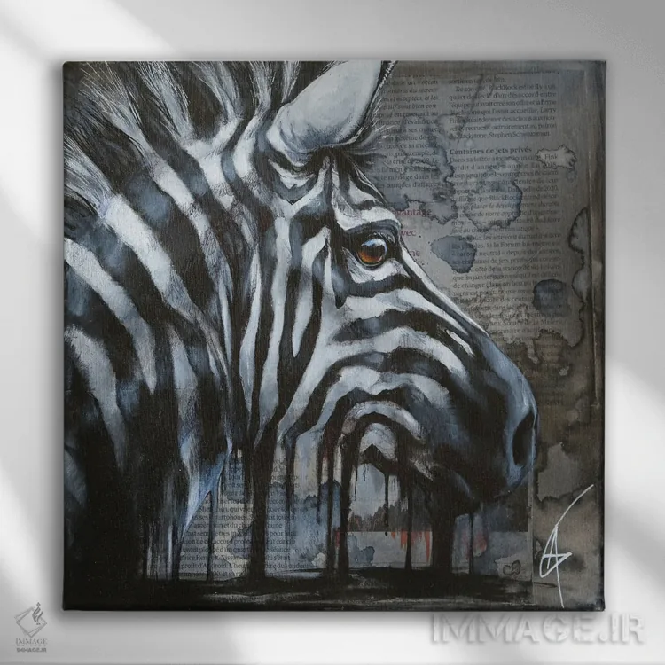 تابلو کوهبا اثر آناگرُز - نمای روبهرو روی دیوار