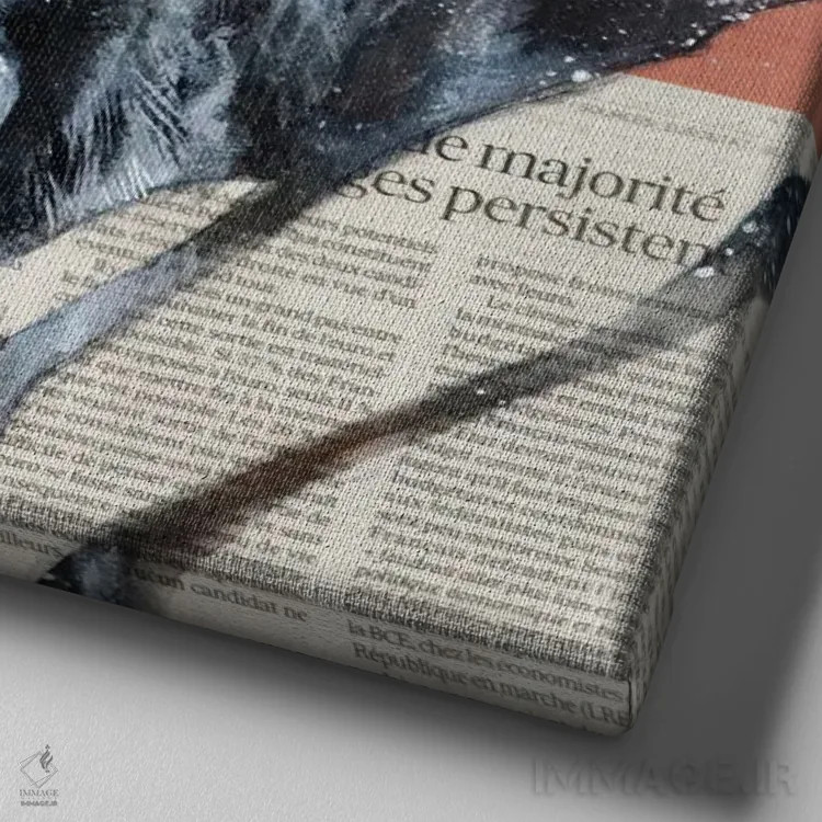 تابلو کازو (نام خاص) اثر آناگرُز - نمای نزدیک بافت بوم