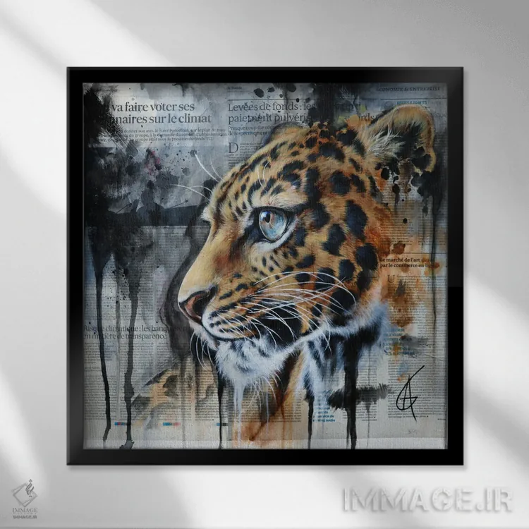 تابلو ناجوکا اثر آناگرُز - نمای قابدار مشکی