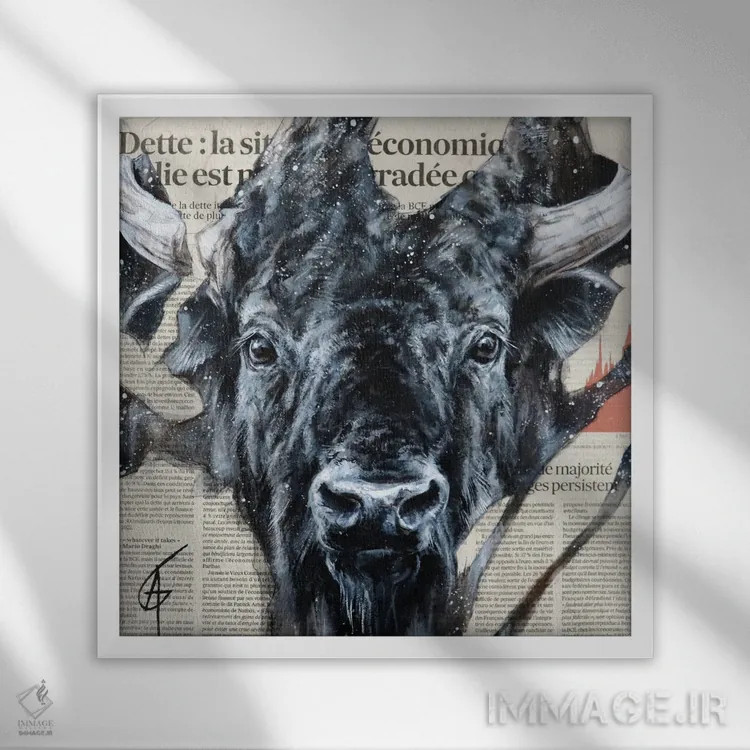 تابلو کازو (نام خاص) اثر آناگرُز - نمای قابدار سفید