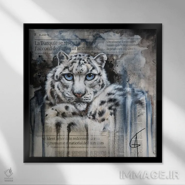 تابلو ویجا اثر آناگرُز - نمای قابدار مشکی