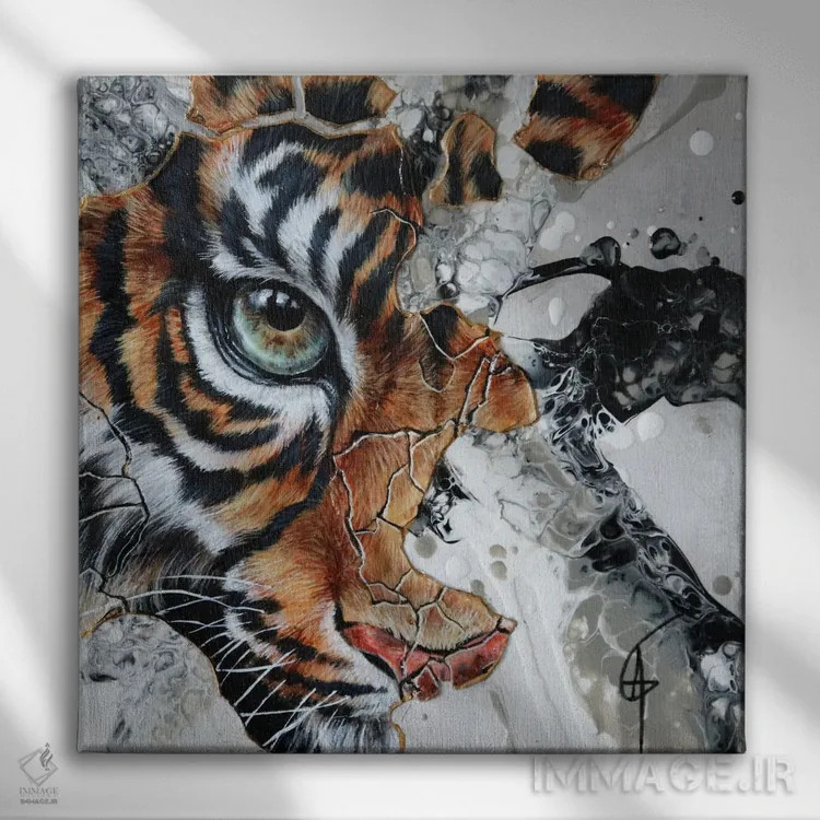 تابلو کیارا اثر آناگرُز - نمای روبهرو روی دیوار