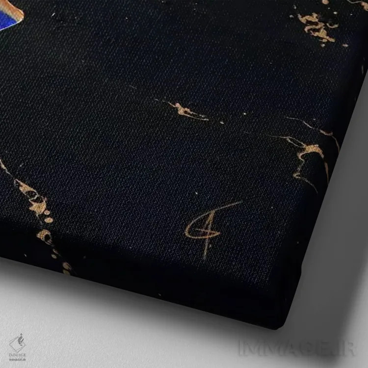 تابلو اکارا اثر آناگرُز - نمای نزدیک بافت بوم