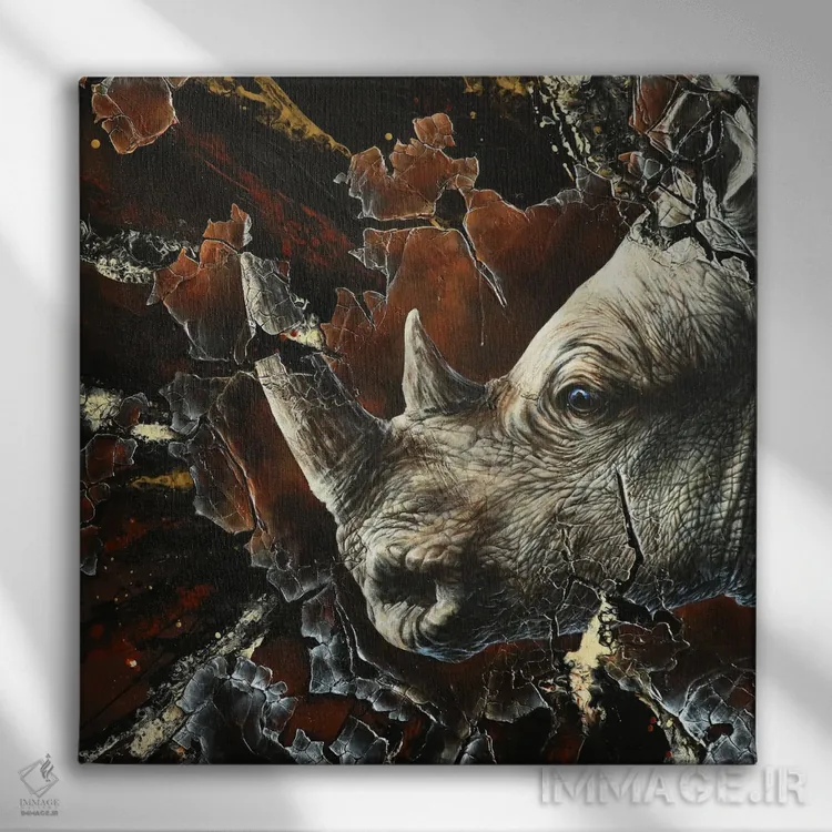 تابلو اینیاثی اثر آناگرُز - نمای روبهرو روی دیوار