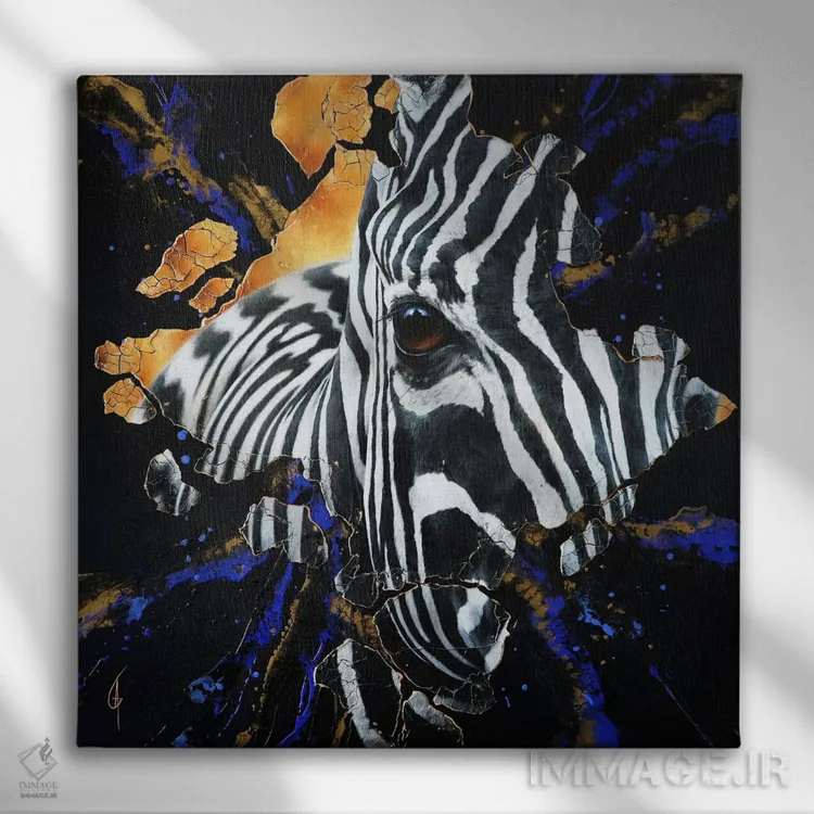 تابلو مادهان اثر آناگرُز - نمای روبهرو روی دیوار