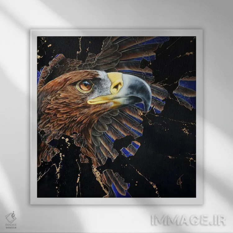 تابلو اکارا اثر آناگرُز - نمای قابدار سفید