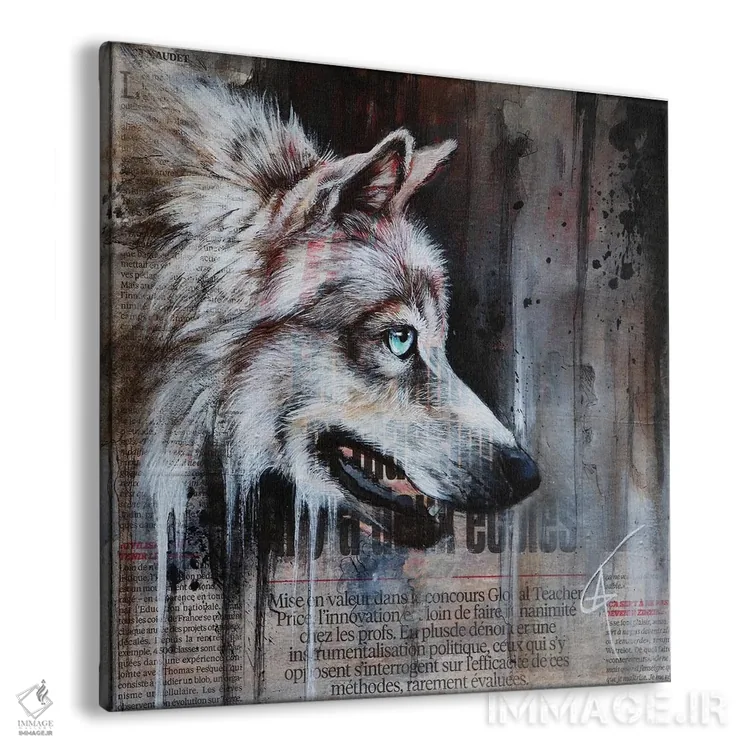 تابلو ایکوکو اثر آناگرُز - نمای پرسپکتیو محصول