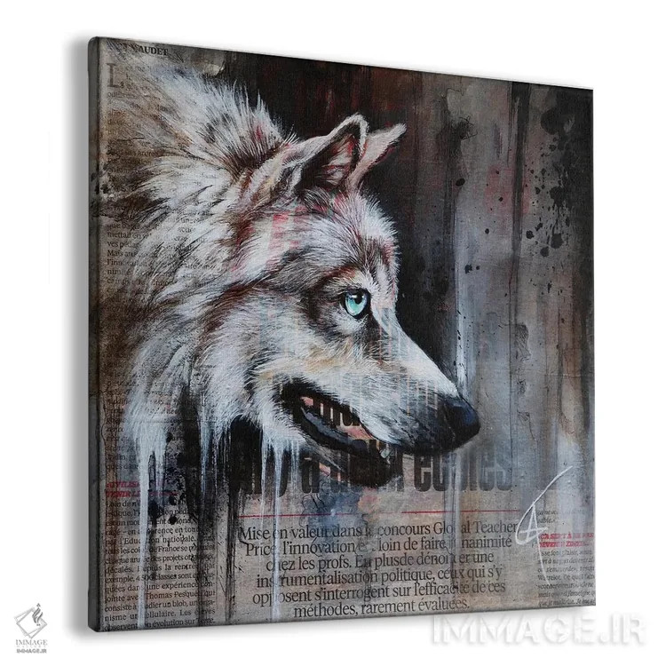 تابلو ایکوکو اثر آناگرُز - نمای پرسپکتیو محصول