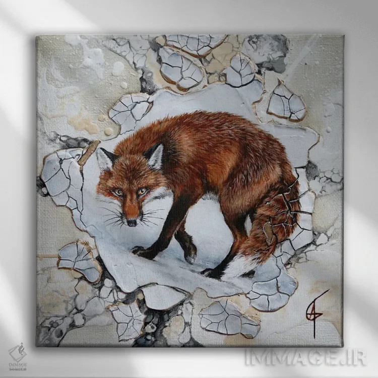 تابلو روکا اثر آناگرُز - نمای روبهرو روی دیوار