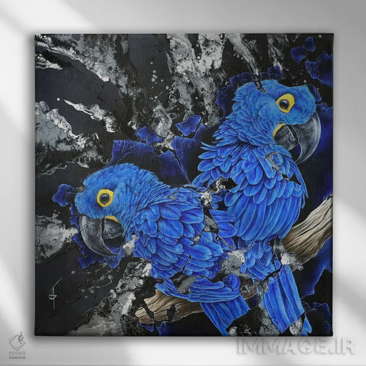 تابلو توکوروآ اثر آناگرُز - نمای روبهرو روی دیوار