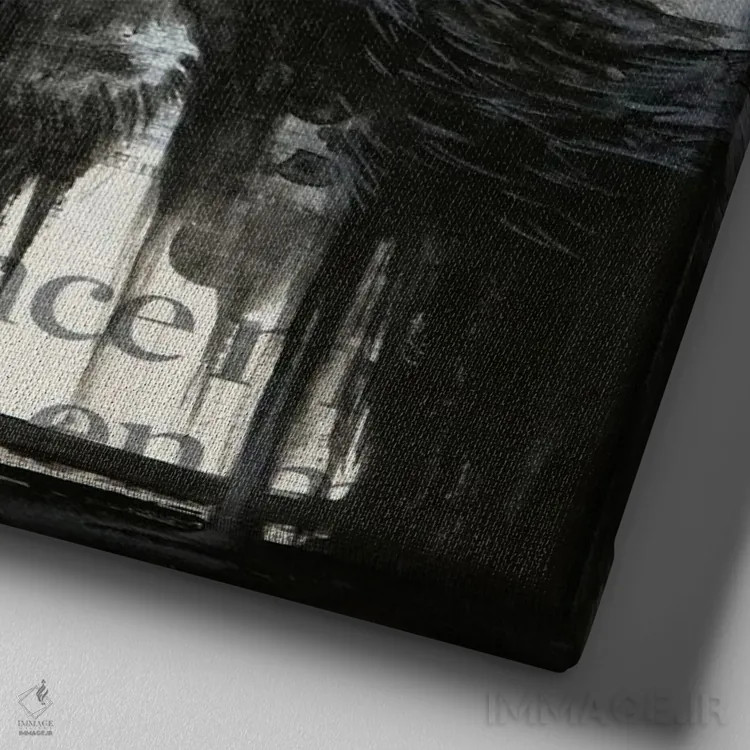 تابلو فارکاش اثر آناگرُز - نمای نزدیک بافت بوم