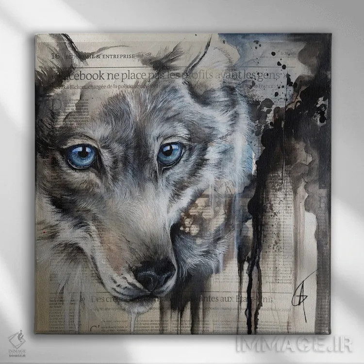 تابلو فوروی اثر آناگرُز - نمای روبهرو روی دیوار