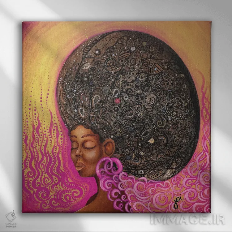 تابلو چه چیزی زیر کاپوت پخته میشود؟ (اصطلاح/طنز) اثر اشلی جوی - نمای روبهرو روی دیوار